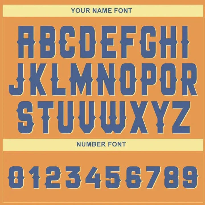 CUSTOM ORANGE 3D HOUSTON CITY TEXAS PATTERN BASEBALL JERSEY - PRINTED