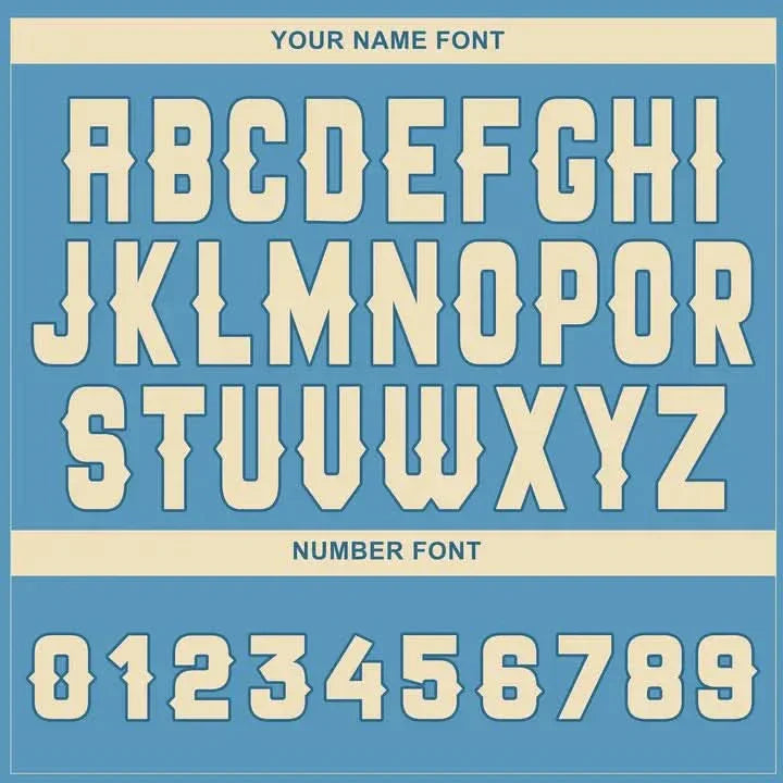 CUSTOM LIGHT BLUE WHITE 3D SAN ANTONIO CITY TEXAS PATTERN BASEBALL JERSEY - PRINTED