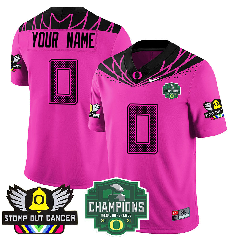 Custom Oregon Alternate 2024 Vapor Limited Jersey - All Stitched