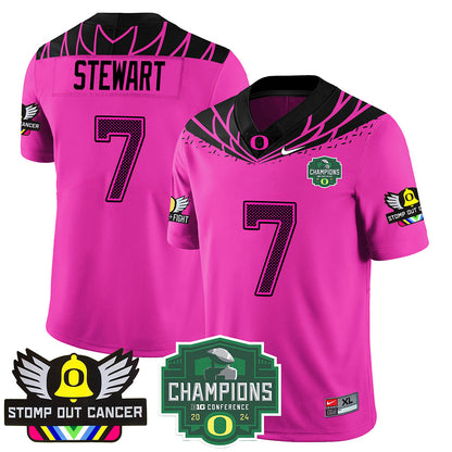 Oregon Alternate 2024 Big Ten Champions Jersey V1 - All Stitched