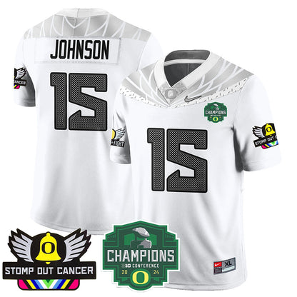 Oregon Alternate 2024 Big Ten Champions Jersey V1 - All Stitched