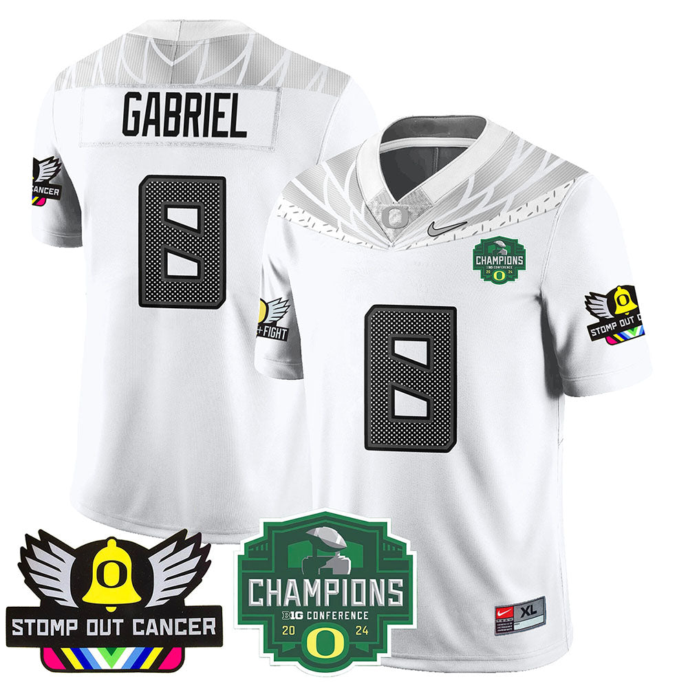 Oregon Alternate 2024 Big Ten Champions Jersey V1 - All Stitched