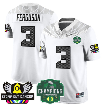 Oregon Alternate 2024 Big Ten Champions Jersey V1 - All Stitched