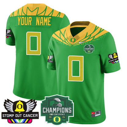 Custom Oregon Alternate 2024 Vapor Limited Jersey - All Stitched