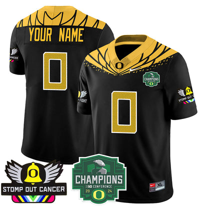 Custom Oregon Alternate 2024 Vapor Limited Jersey - All Stitched