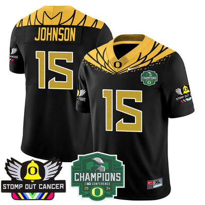 Oregon Alternate 2024 Big Ten Champions Jersey V1 - All Stitched