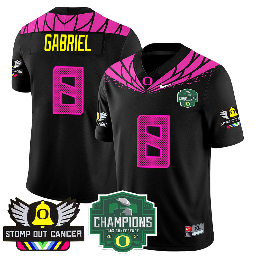 Oregon Alternate 2024 Big Ten Champions Jersey V1 - All Stitched