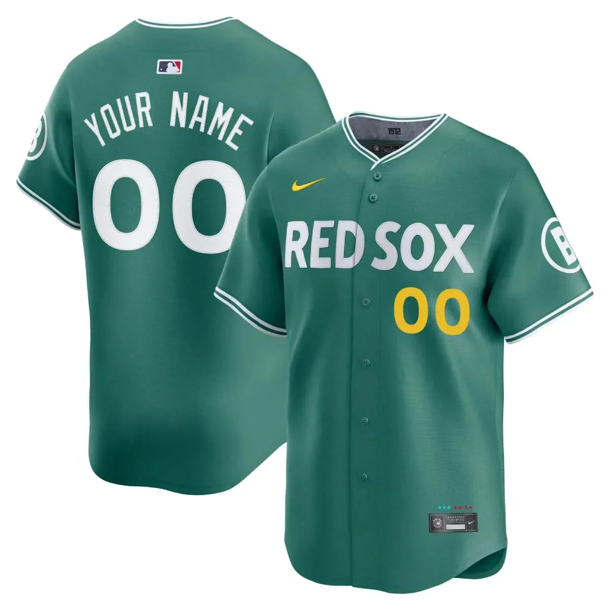Boston Red Sox 2025 City Connect Vapor Premier Limited Custom Jersey - All Stitched