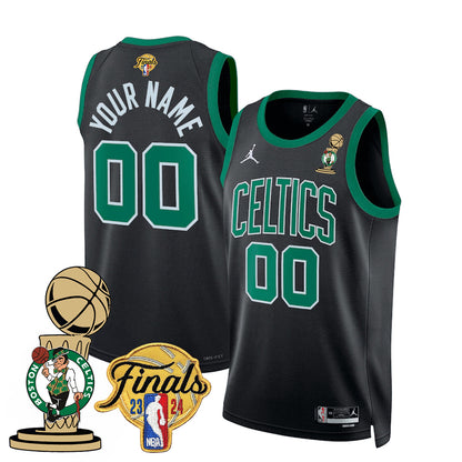 Celtics 2023-24 World Champions Custom Jersey - All Stitched