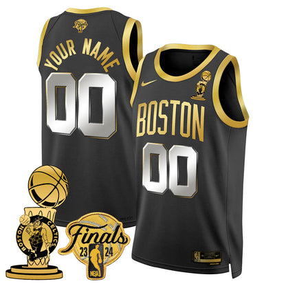 Celtics 2023-24 World Champions Custom Jersey - All Stitched