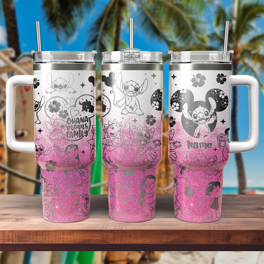 40oz Stitch Magical Tumbler - Gift For Fans TLA29