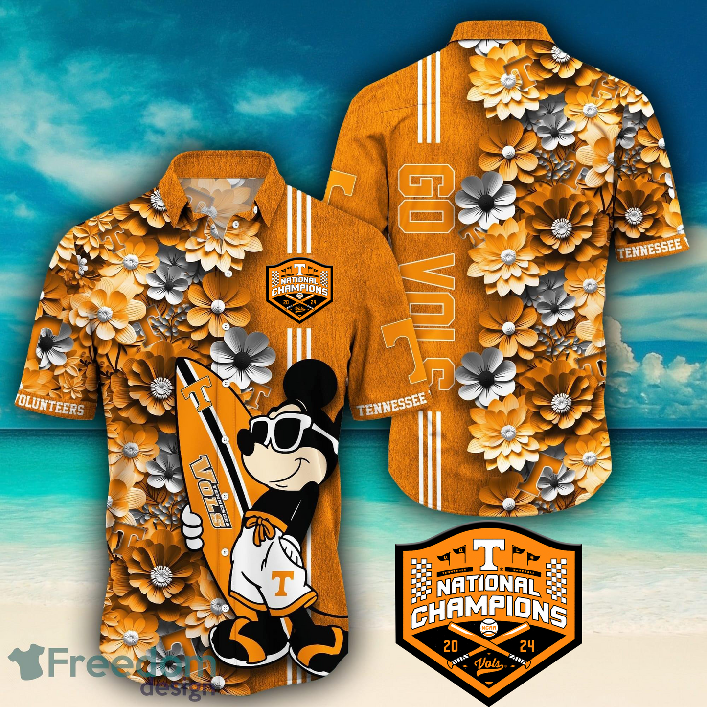 Tennessee 2024 Baseball College World Series Champions Hawaiian Shirt CT010