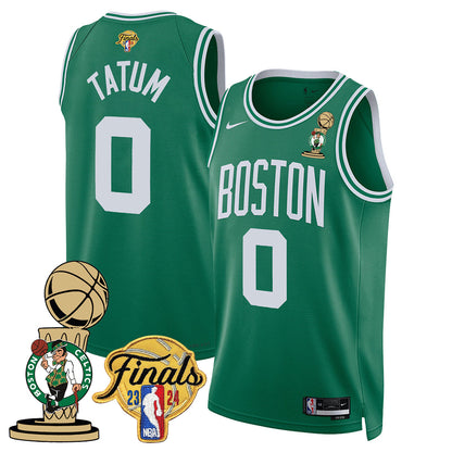 Celtics 2023-24 World Champions Jersey - All Stitched