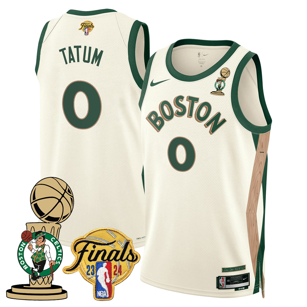 Celtics 2023-24 World Champions Jersey - All Stitched