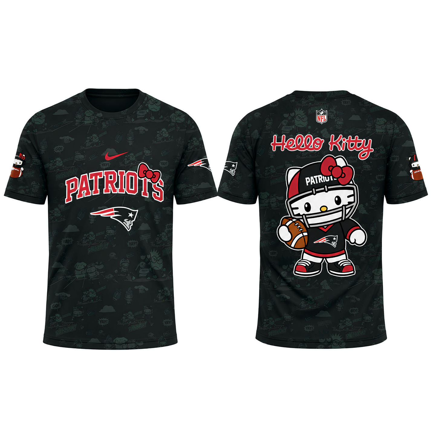 NE x Meow KT 2026 Cute Graphic T-Shirt - Printed