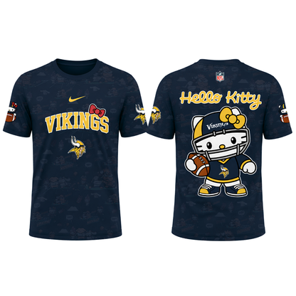 MIN x Meow KT 2026 Cute Graphic T-Shirt - Printed