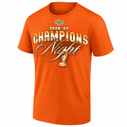 New York Knicks Champions 2026 Night One Side T-Shirt - Printed