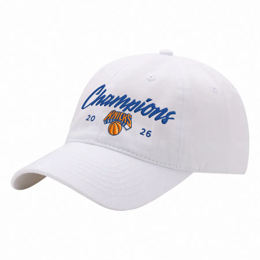 NYK 2026 Basketball Champions Baseball Embroidered Cap