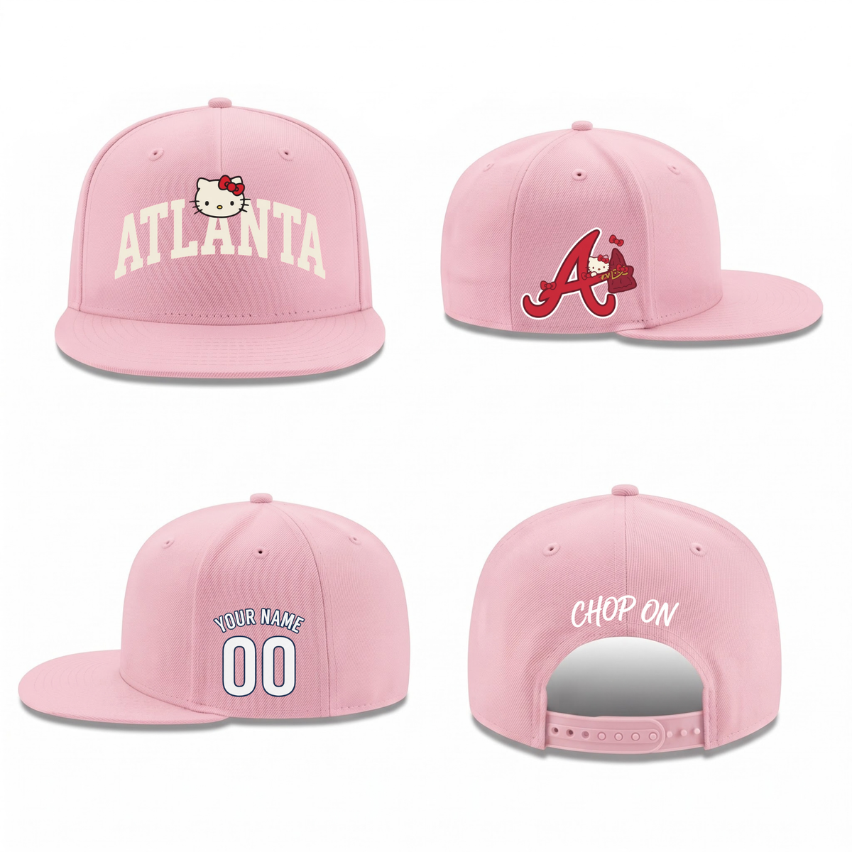 ATL x Meow KT Personalized Snapback Cap - Printed