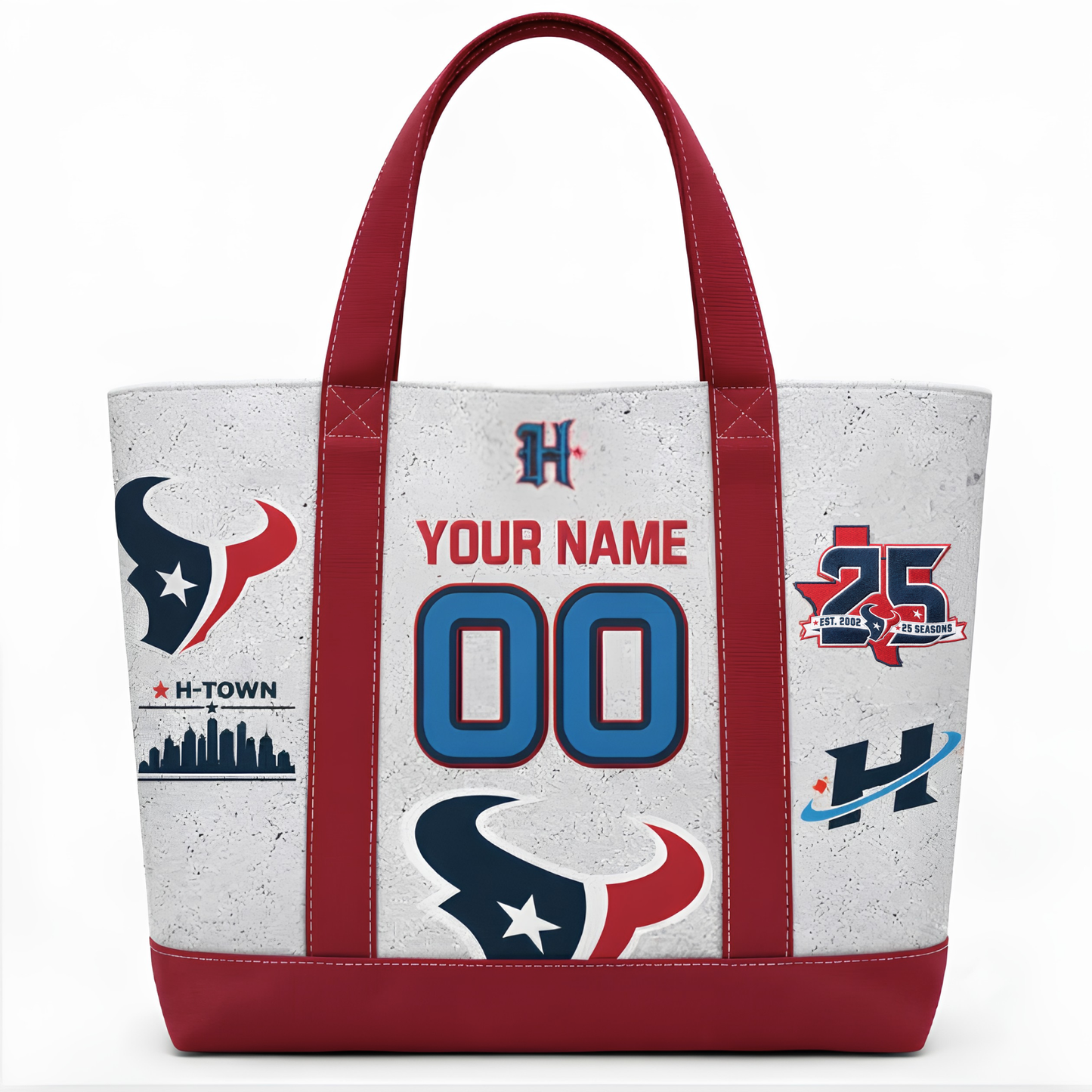 HOU Lunar Dust Edition Custom Printed Canvas Tote Bag