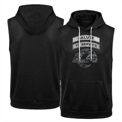 LAR Salute to Service Sleeveless Hoodie Tank Top - Printed