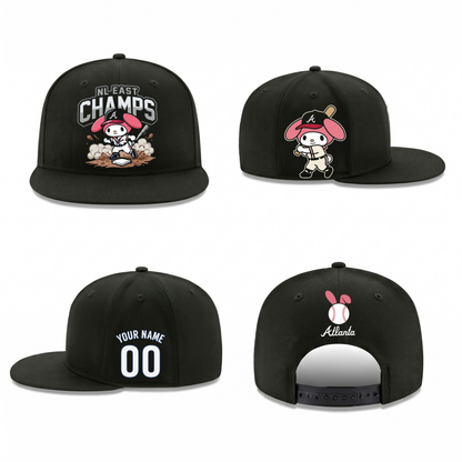 ATL x Pink Sanrio Friends Personalized Snapback Cap - Printed
