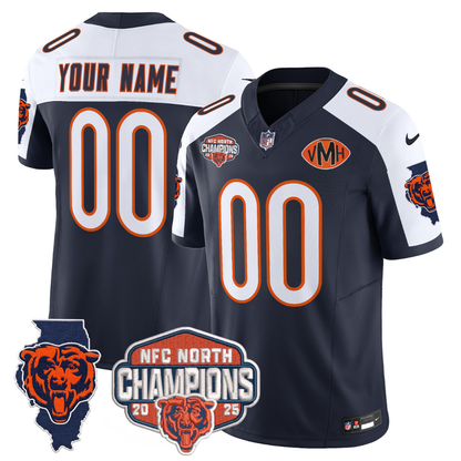 Custom CHI 2025 NFC North Champions Patch Jersey V2