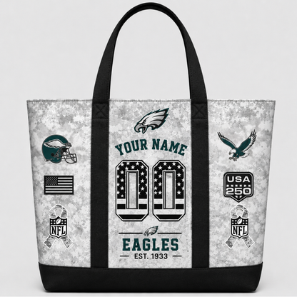 PHI 2026 Salute To Service Edition Custom Printed Canvas Tote Bag