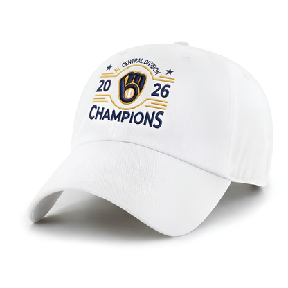 MIL 2026 NL Central Division Champions Baseball Cap - Embroidered