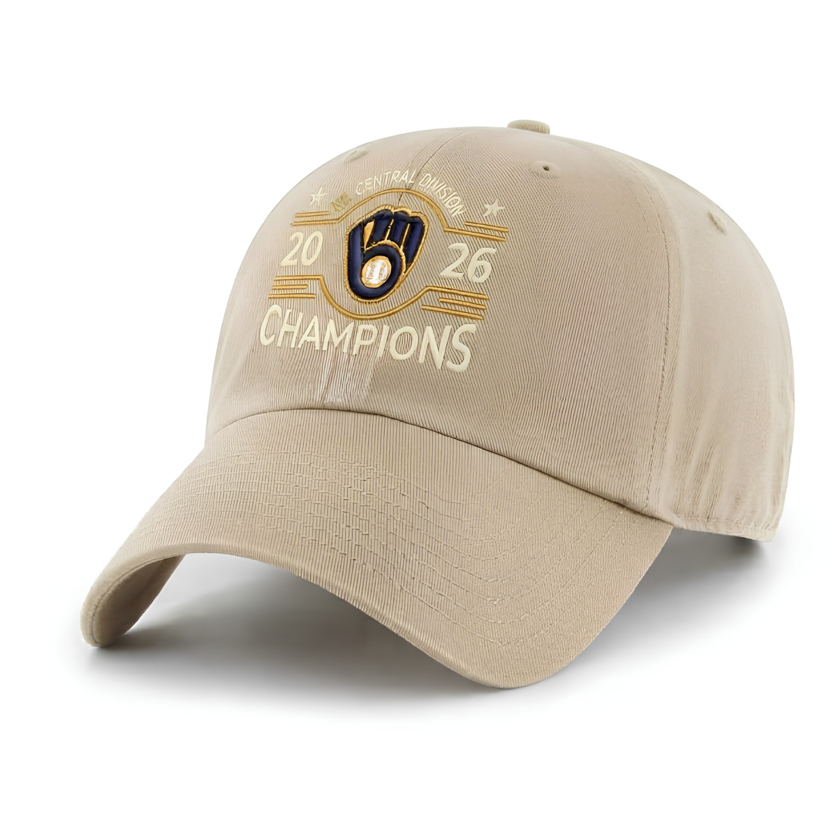 MIL 2026 NL Central Division Champions Baseball Cap - Embroidered