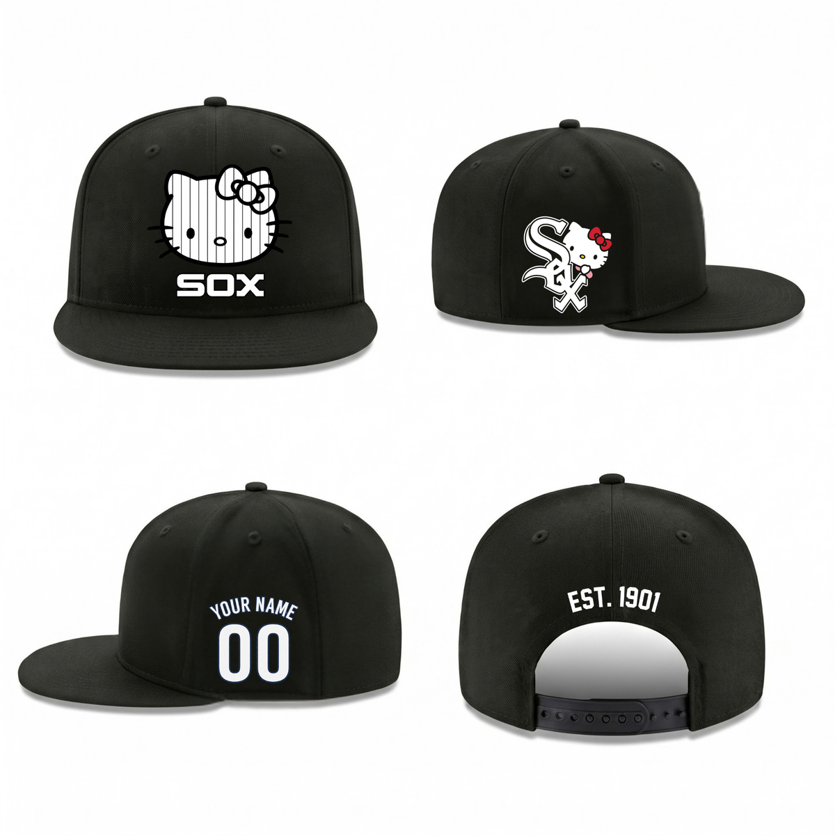 CWS x Meow KT Personalized Snapback Cap - Printed