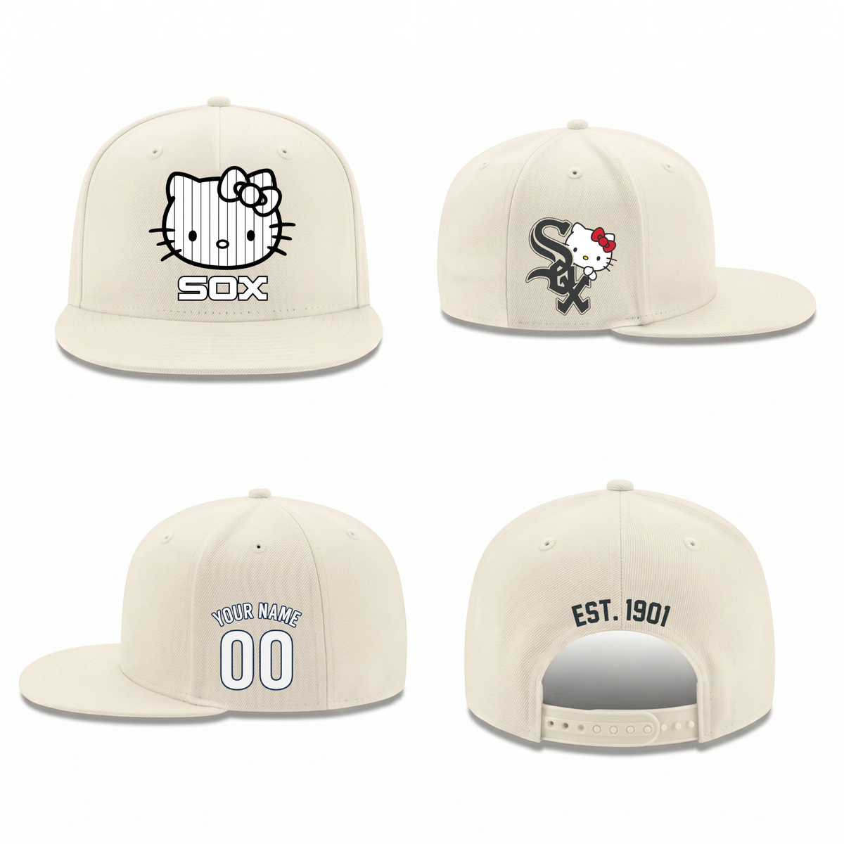CWS x Meow KT Personalized Snapback Cap - Printed