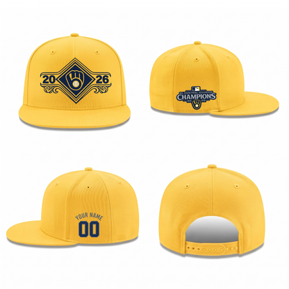 MIL NL Division Champs Personalized Snapback Cap - Printed