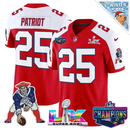 NE 2025 Vapor Jersey - AFC Champions Limited Patch