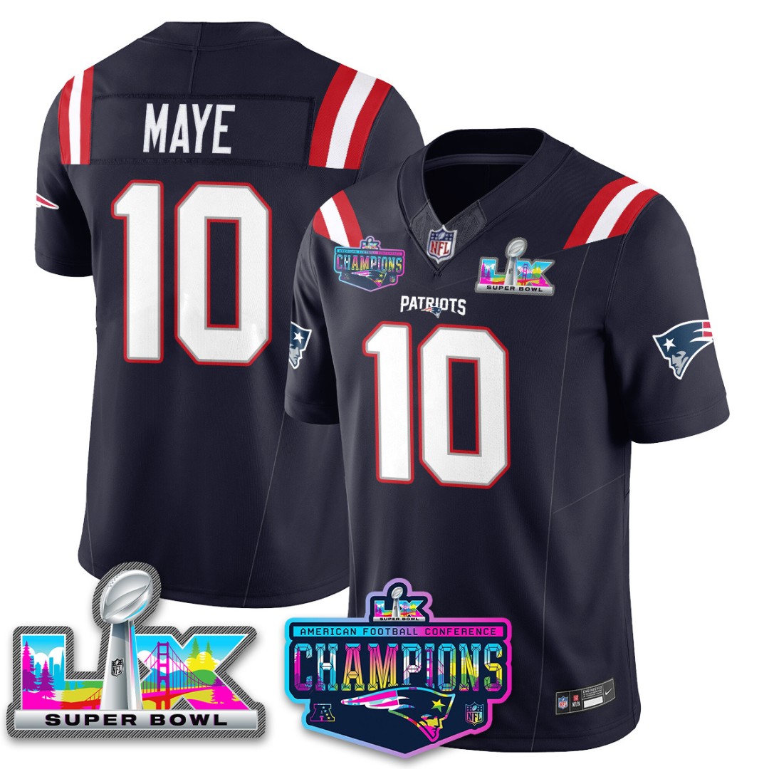 NE 2025 Vapor Jersey - AFC Champions Limited Patch
