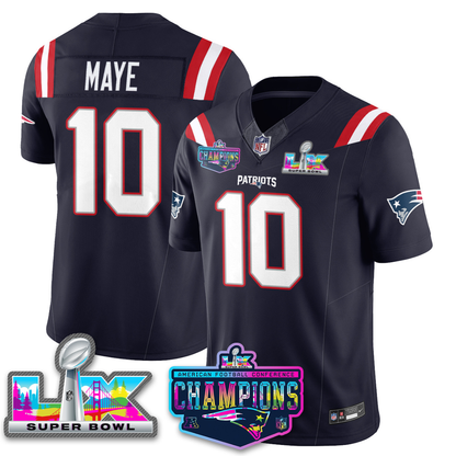 NE 2025 Vapor Jersey - AFC Champions Limited Patch