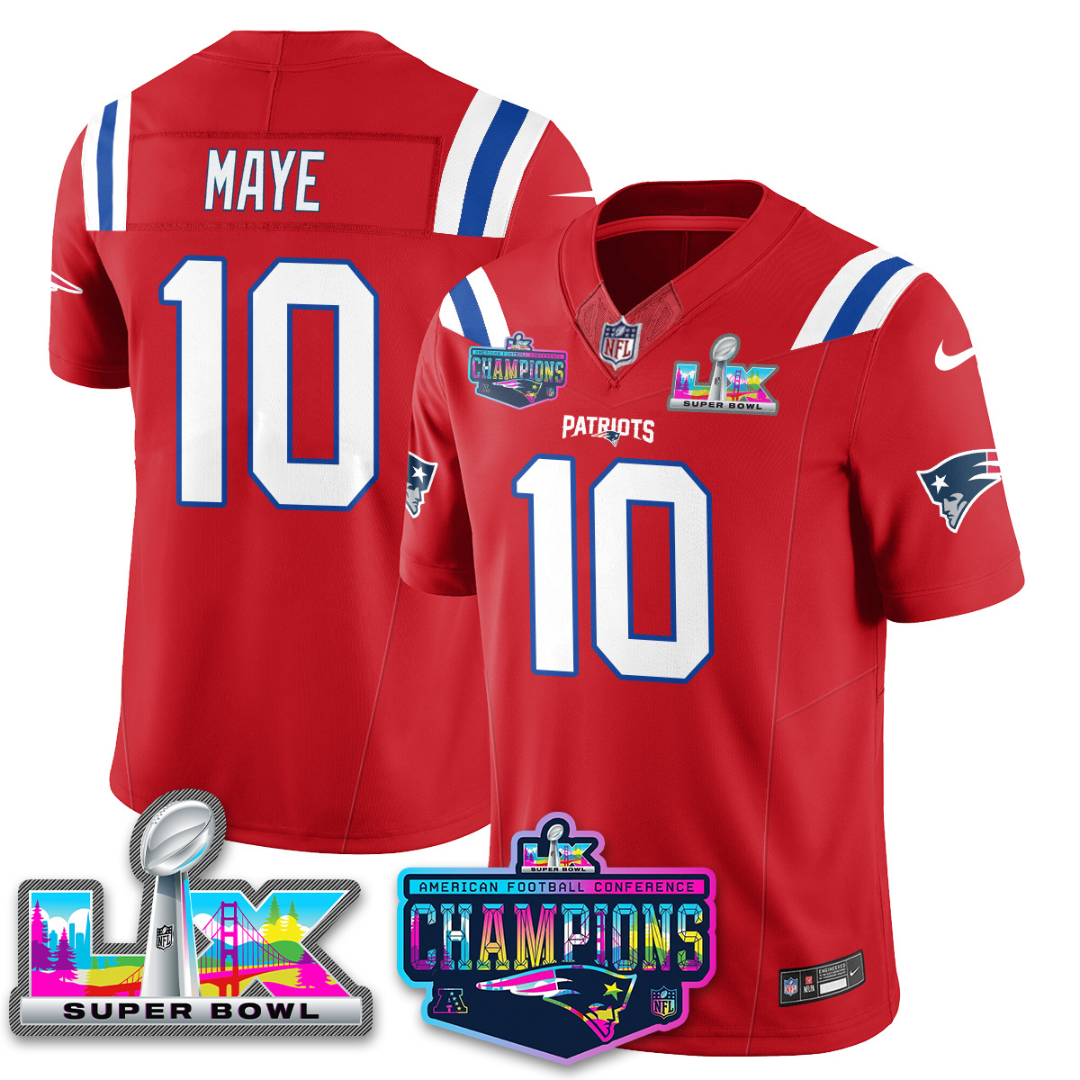 NE 2025 Vapor Jersey - AFC Champions Limited Patch