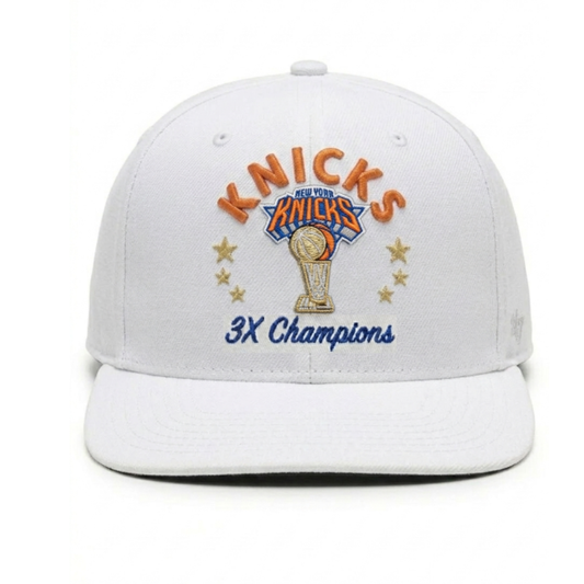 NYK 2026 Basketball Champions Snapback Embroidered Cap V2