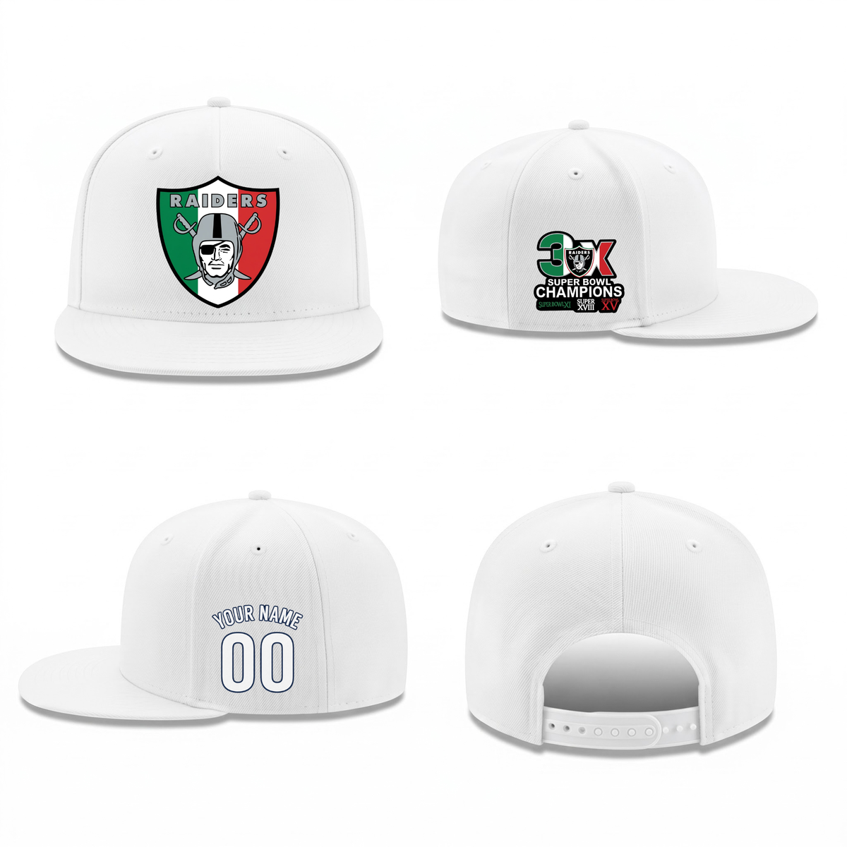 LVR Mexico Edition Personalized Snapback Cap - Printed V1