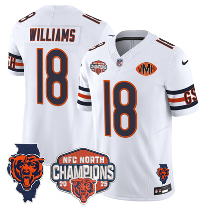 CHI 2025 NFC North Champions Patch Jersey V2