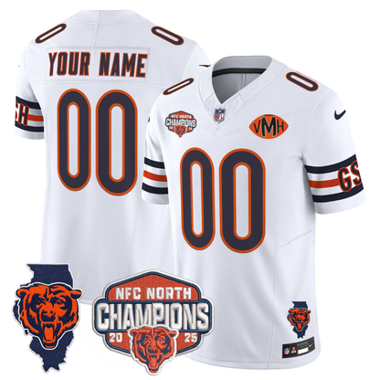 Custom CHI 2025 NFC North Champions Patch Jersey V2