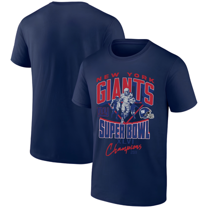 NYG 4x Super Bowl Champions One Side T-Shirt - Printed V3