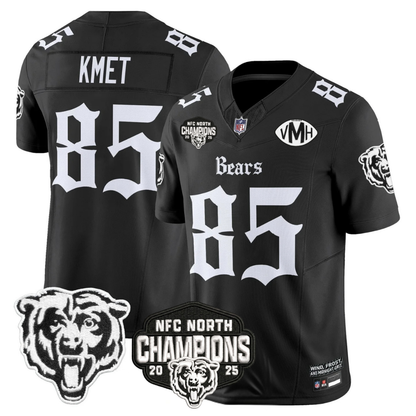 CHI 'Gothic Midway Legacy' NFC North Champions Patch Vapor Limited Jersey - All Stitched