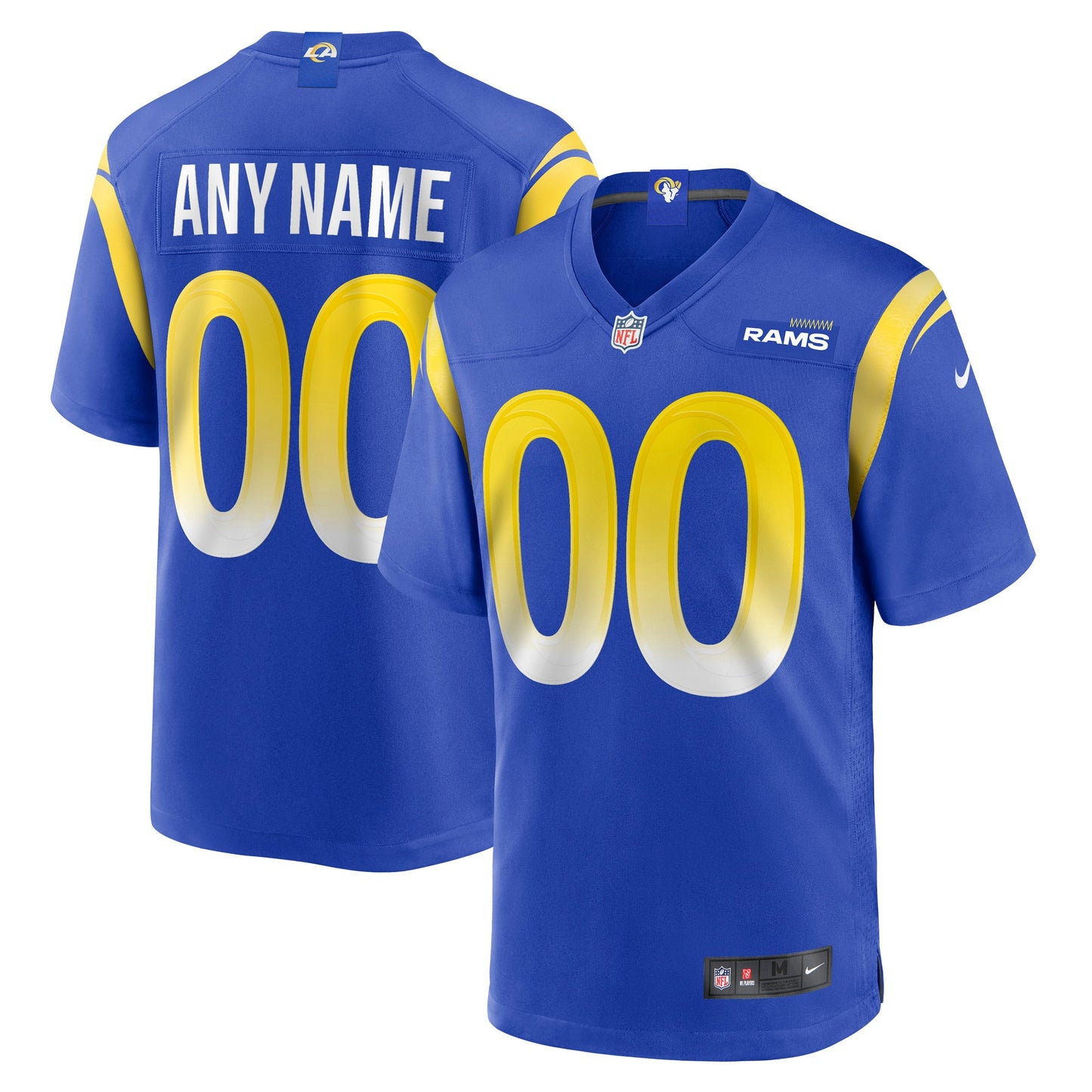 Los Angeles Rams Custom Game Jersey - All Stitched