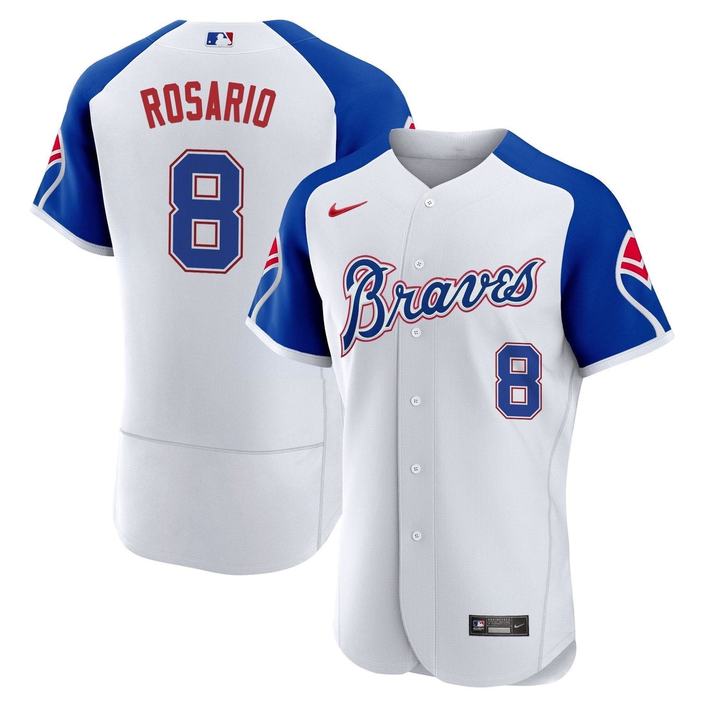 Atlanta Braves Throwback 1974 - 1982 Flex Base Jersey - All Stitched