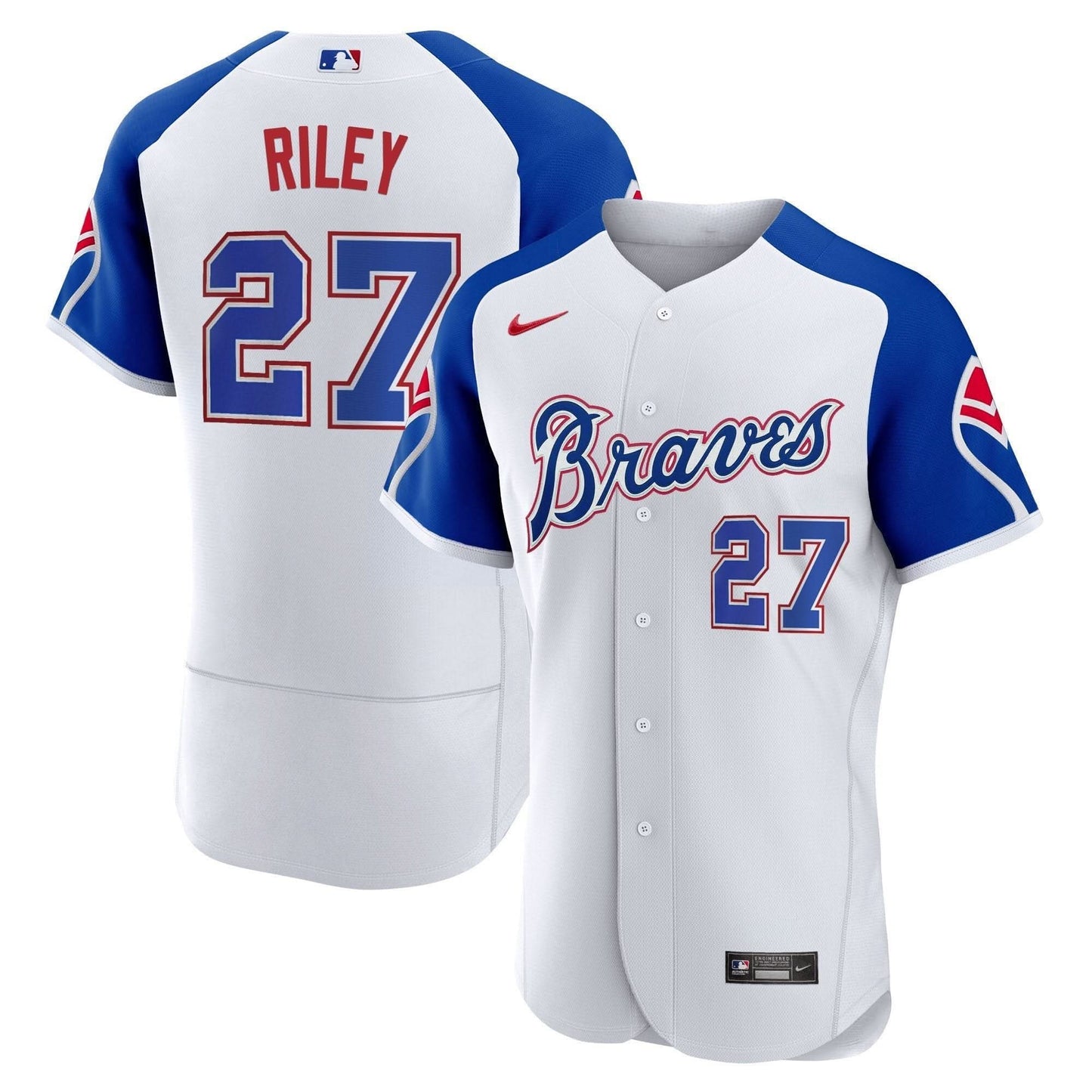 Atlanta Braves Throwback 1974 - 1982 Flex Base Jersey - All Stitched