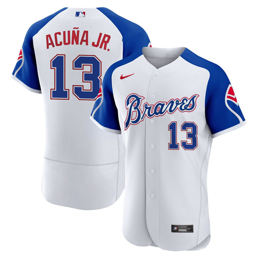 Atlanta Braves Throwback 1974 - 1982 Flex Base Jersey - All Stitched