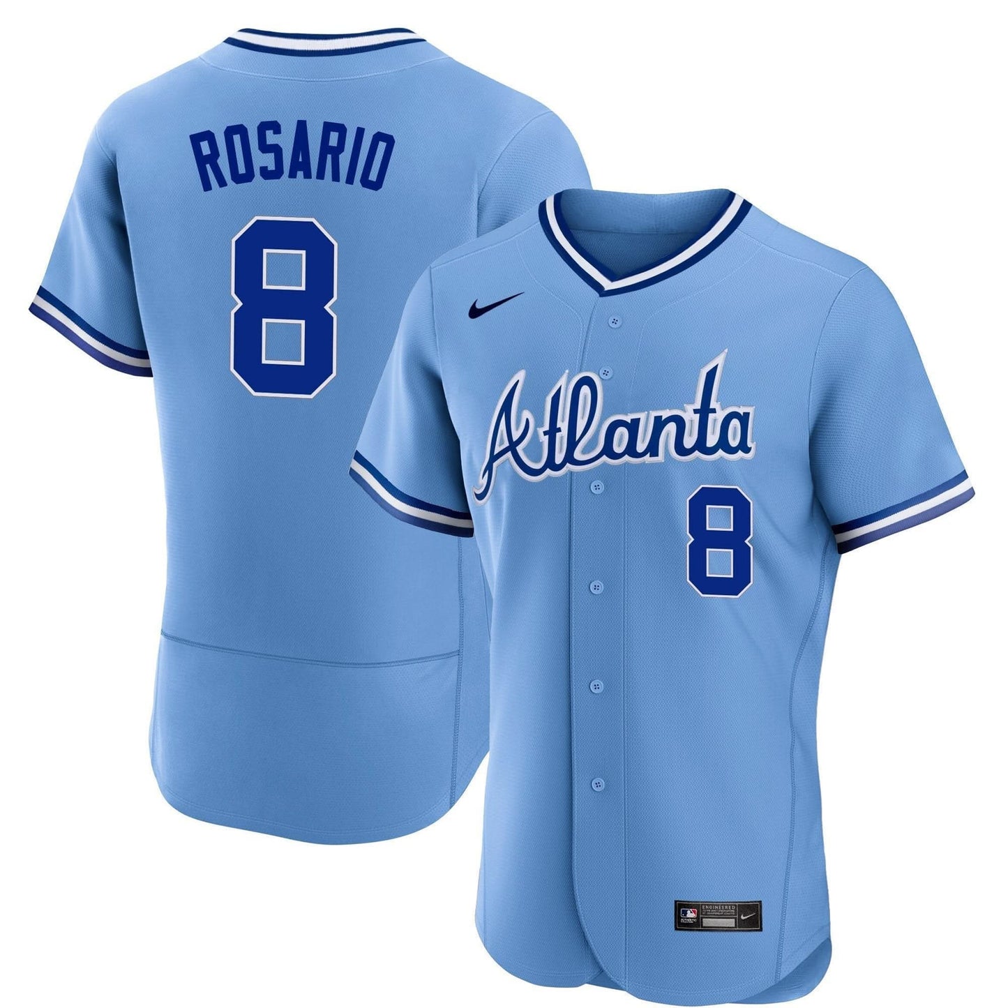 Atlanta Braves Throwback 1974 - 1982 Flex Base Jersey - All Stitched