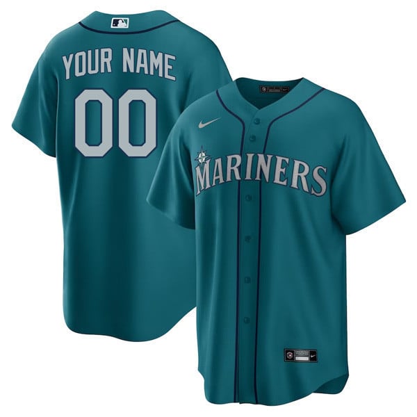 Seattle Mariners Custom Jersey - All Stitched