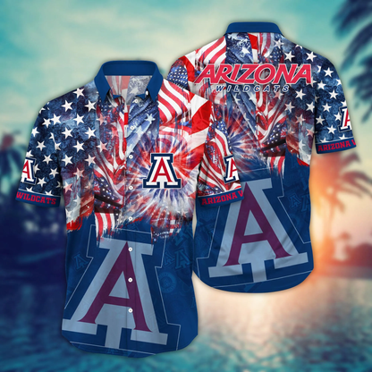 Arizona Wildcats - Hawaii Shirt  For Fans, Summer Football Shirts